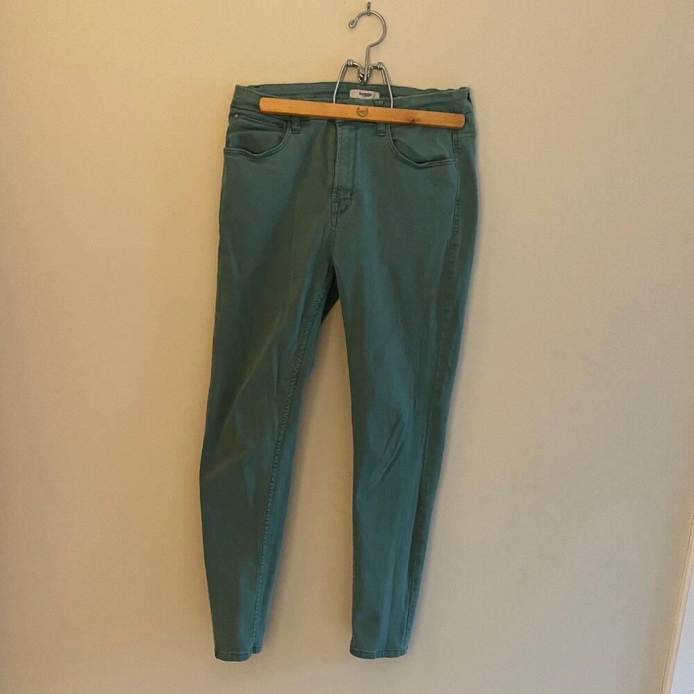 Kensie Jeans Vintage Luxe Women's Ultimate‎ High Rise Skinny Light Green